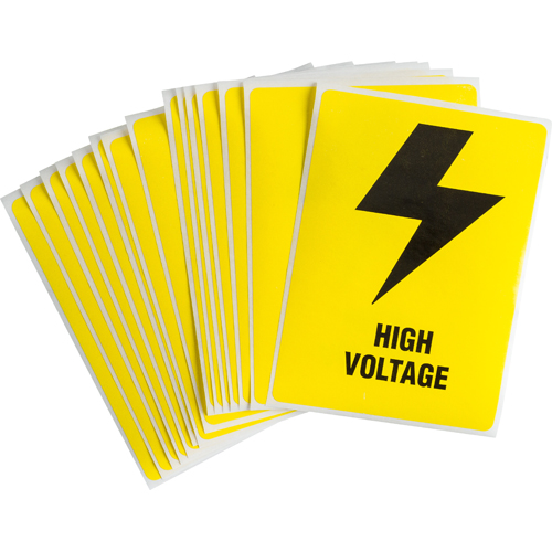 PRINZING HIGH VOLTAGE LABEL 596 17