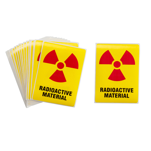 PRINZING HAZARD ID RADIOACTIVE MATERIAL 596 27