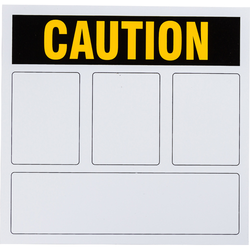 PRINZING CAUTION SIGN   RIGID VINYL 596 33