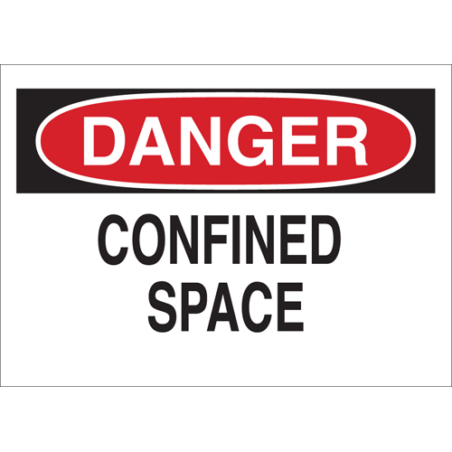 Confined Space Sign 60506