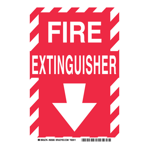FIRE EXTING W DWN ARO B302 10X7 60566