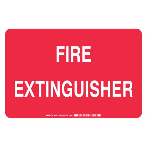 FIRE EXTINGUISHER  B302  10 X 14 60577