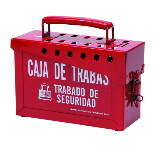 Portable Metal Lock Box   Spanish 65040