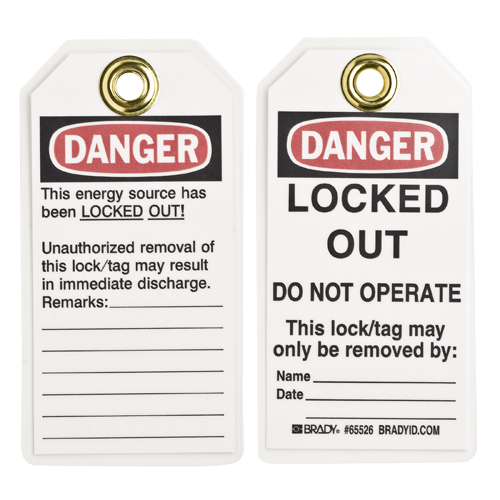 Lockout Tags 65526