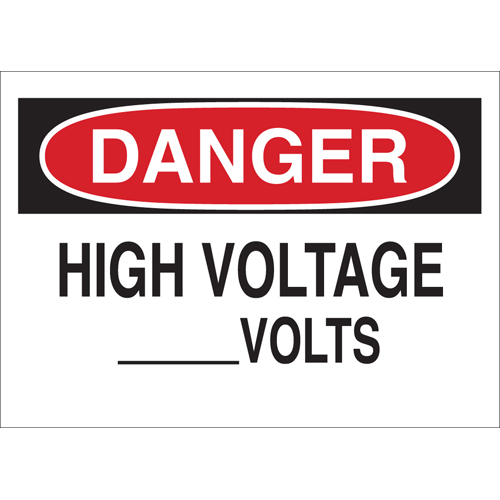 Electrical Hazard Sign 43129