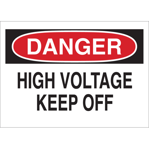 Electrical Hazard Sign 43119