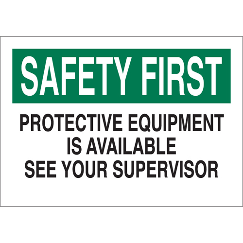 Protective Wear Sign 42820
