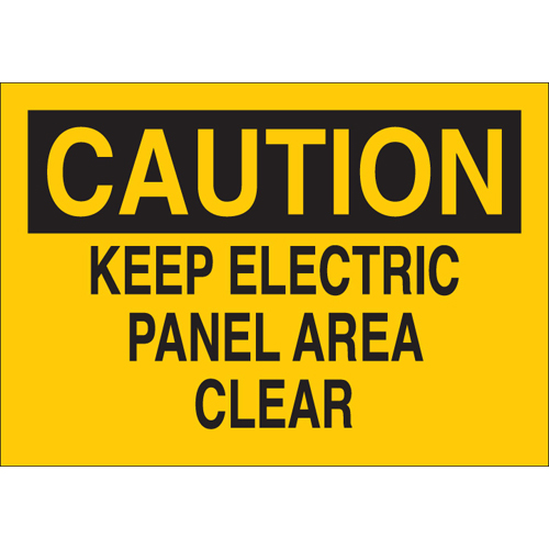 Electrical Hazard Sign 43089
