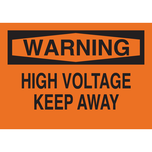Electrical Hazard Sign 69587