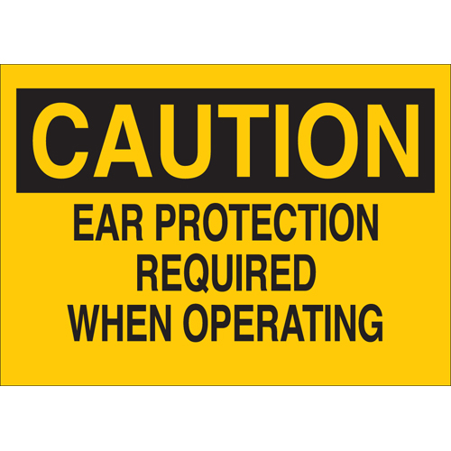 Ear Protection Sign 43037