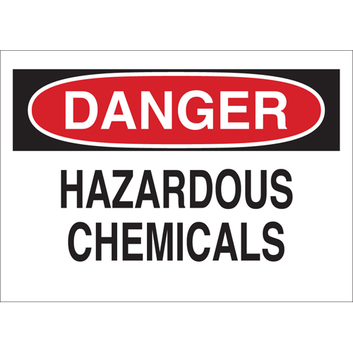 Chemical   Hazardous Materials Sign 43018