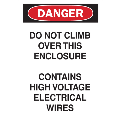 Electrical Hazard Sign 43364