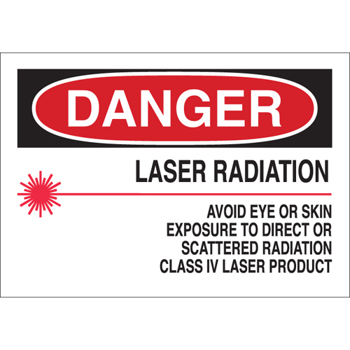 Radiation   Laser Sign 42838