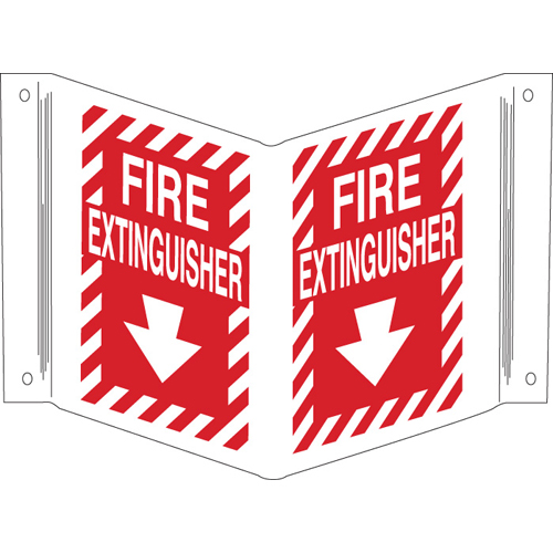 Fire Extinguisher Sign   L Shape 70998
