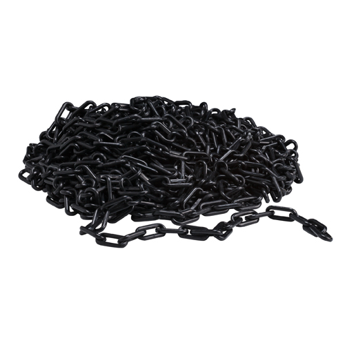BradyLink Warning Chains  Black  2  W x 100  L  Polyethylene 78268