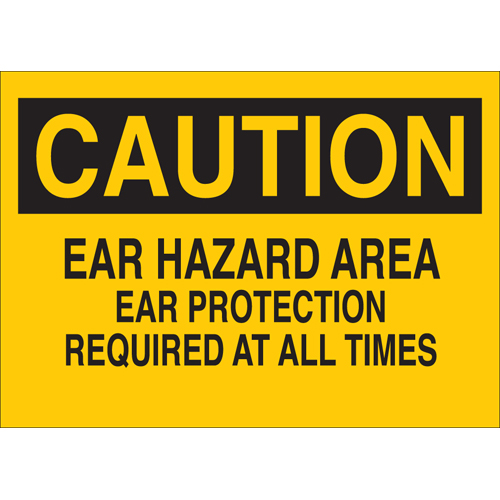 Ear Protection Sign 43032
