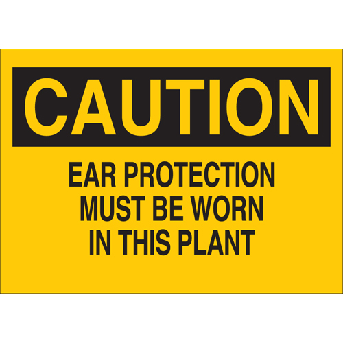 Ear Protection Sign 43036