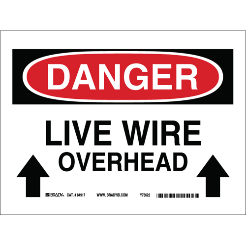 Electrical Hazard Sign 43134