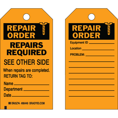 Inspection   Material Control Tags 86449