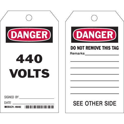 Accident Prevention Tags 86482