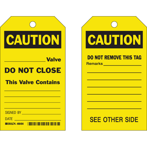 Accident Prevention Tags 86494