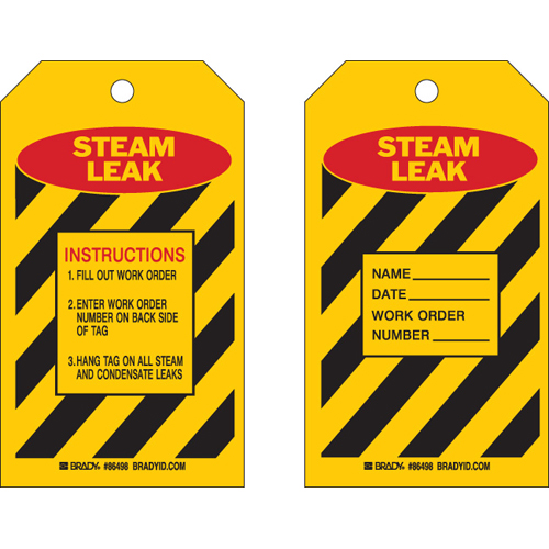 Steam Leak Tags  Package of 10 86498