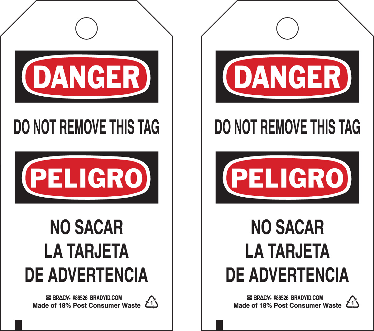 Accident Prevention Tags 86526