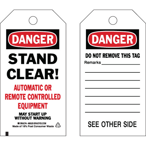 Accident Prevention Tags 86529