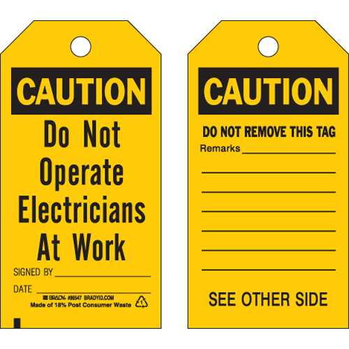 Accident Prevention Tags 86547