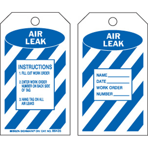 Air Leak Tags 86562