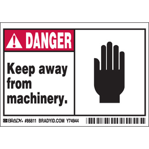 Machine Equipment Labels 86811