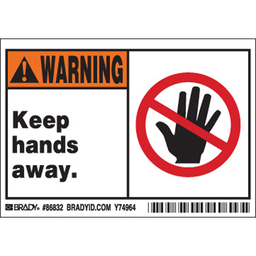 Machine Equipment Labels 86832