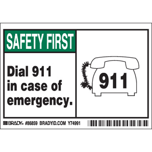 Machine Equipment Labels 86859