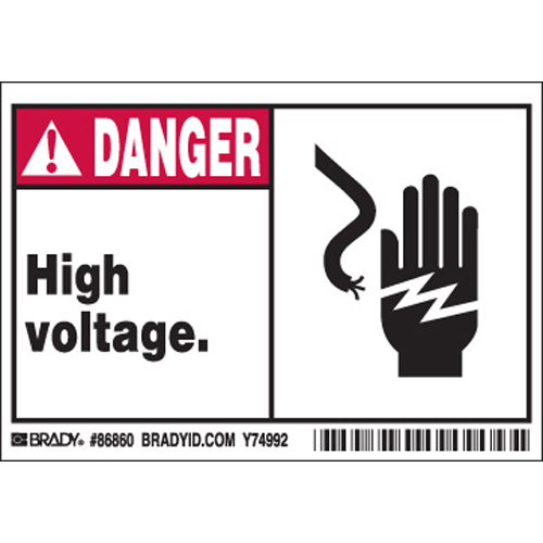 Machine Equipment Labels 86860