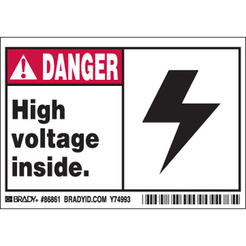 Machine Equipment Labels 86861