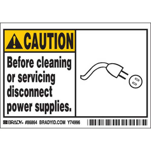 Machine Equipment Labels 86864