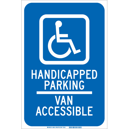 HANDICAPPED SIGN 90018