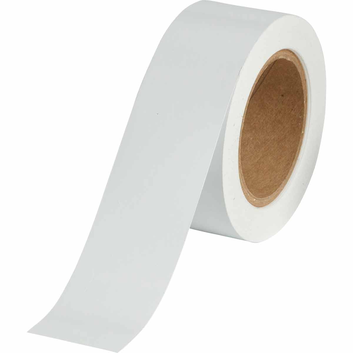 Solid Color Banding Tape for Pipe Marking   Roll Form   Vinyl  White  2  x 30 Yd 91431