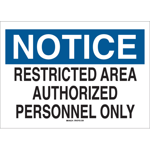 Admittance Sign 95241