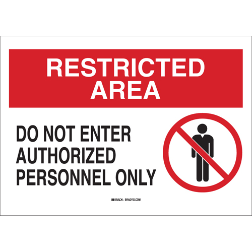 Security Area Sign 95468