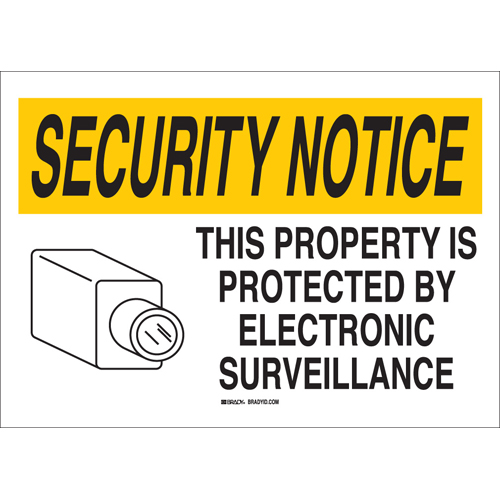 Security Notice Sign 95494