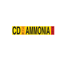 CD LIQ AMMONIA HIGH Pipe Marker  9  H x 8  W  Fits Pipes 1 5  Dia  Thru 2 375  Dia 57961