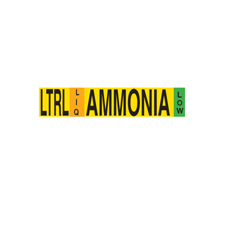 LTRL LIQ AMMONIA LOW Pipe Marker  26  H x 12  W  Fits Pipes 2 5  Dia  Thru 7 875  Dia 57994
