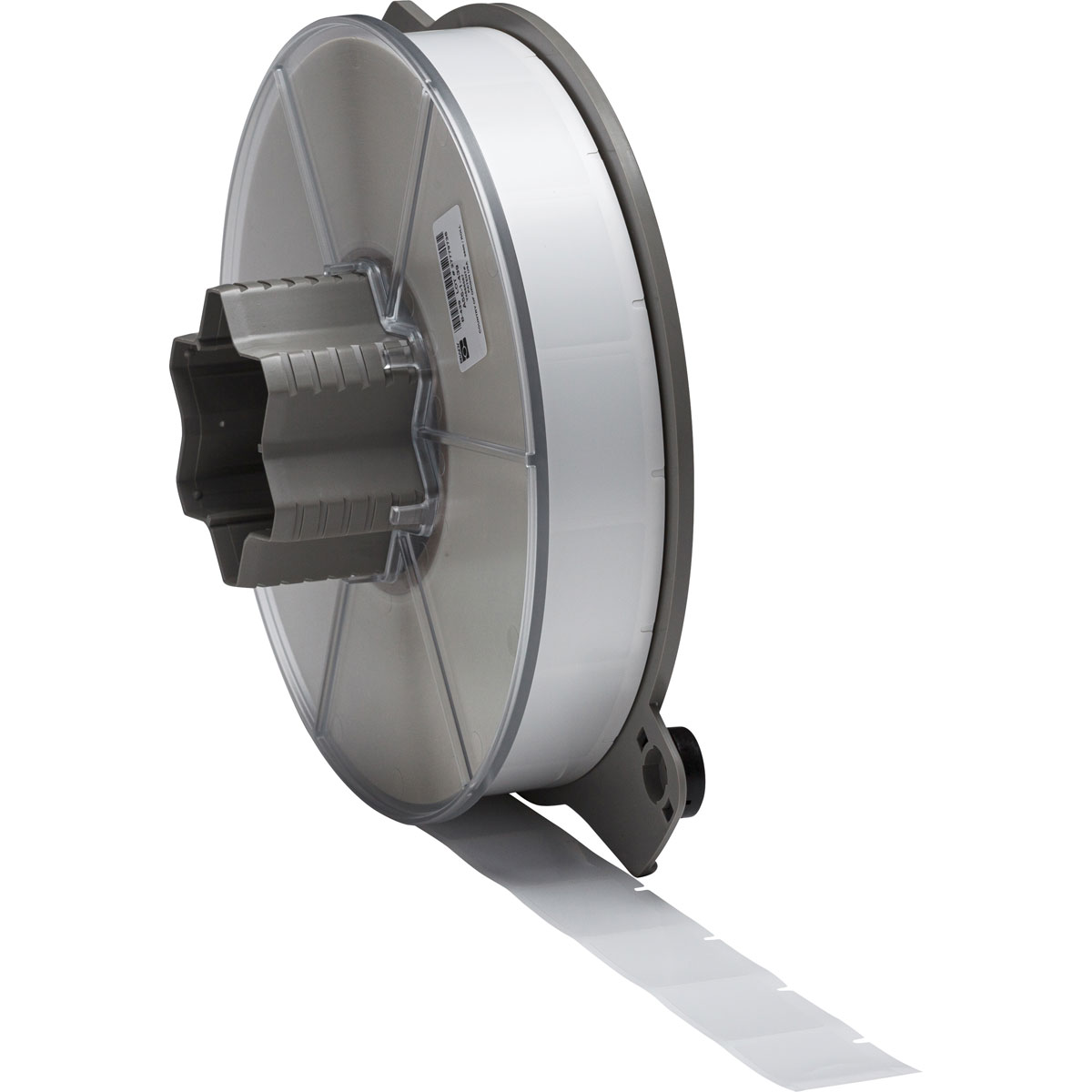 A5500 Polyester Wire and Cable Flag Labels 1 5 in H x 1 in W White 3600 RL A55 1 483