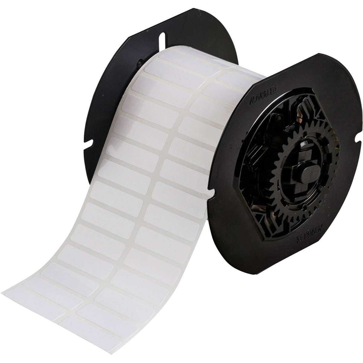 B33 Series with Permanent Acrylic Adhesive Labels 0 375in H x 1 5in W WT 2500 RL B33 147 422