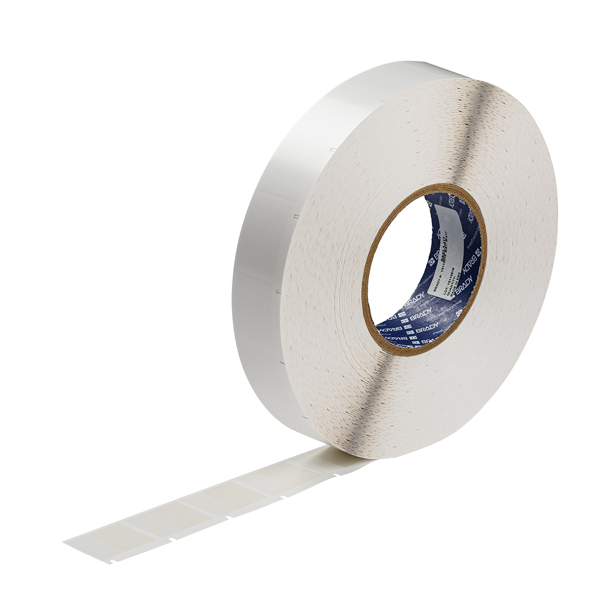 Self Laminating Vinyl Wrap Around Labels Bulk for A6200 Printer 1 25  x 1  BA62 3 427
