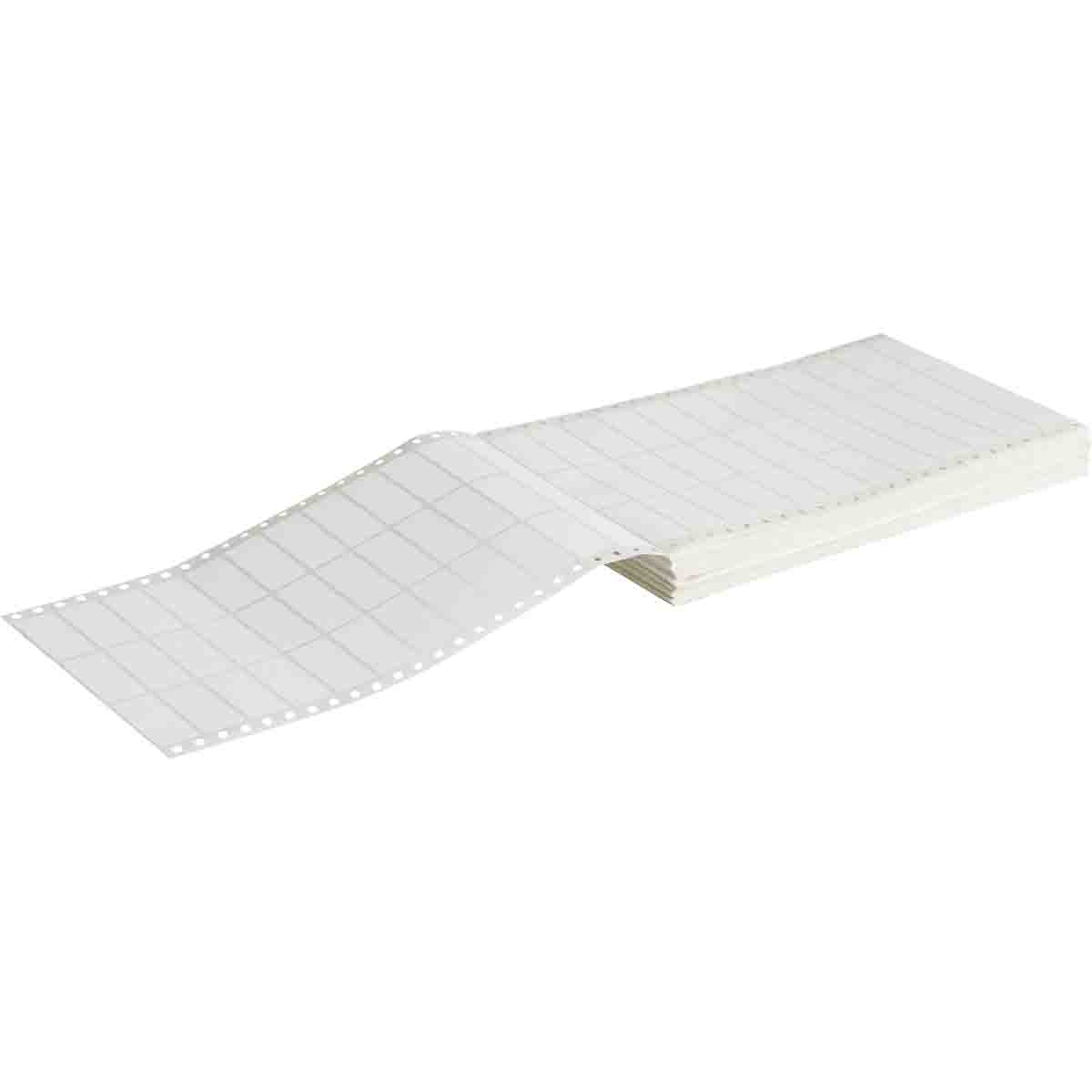 DATAB Paper Labels 0 9 in H x 2 in W White 5000 PK BCDAT 1 609 5