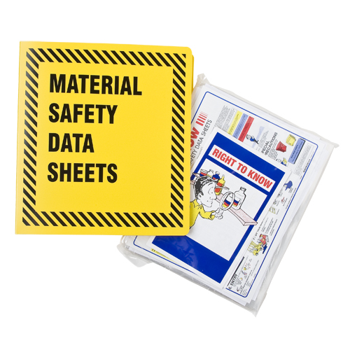 PRINZING 1 1 2 INCH YELLOW MSDS BINDER BR361Y