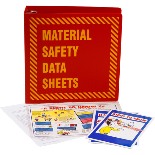 PRINZING 2 1 2 INCH RED MSDS BINDER BR362R