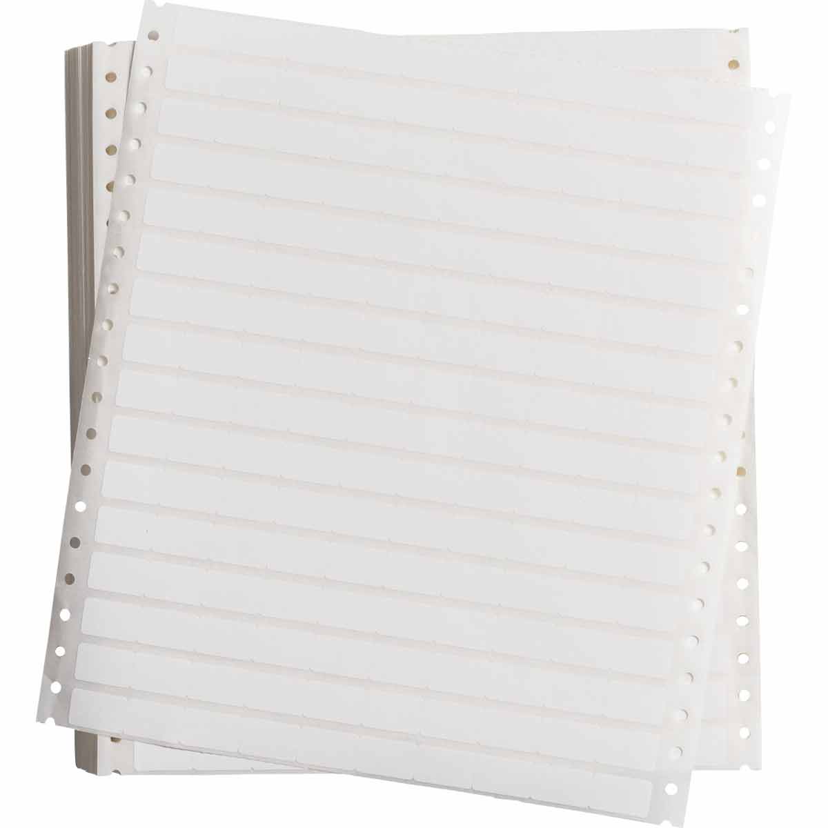 DATAB Matte Polyester Lbls 0 5 in H x 0 8 in W White 10000 PK DAT 104 619 10